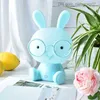 Lamps Shades Night Lights Lovely Modern Light Led Lamp Baby Bedroom Christmas Gift Bedside Decor Kids Glasses Rabbits Z230805