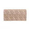 Sacs de soirée Fashion Water Wave Envelope Clutch Bag Lady Woman Girl Shiny Glitter 230804