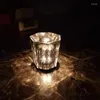 Candeeiros de mesa Candeeiro de cristal para quarto Iluminação interior Sala de estar Casa Bar Luzes Led Decoração Lampara De Mesa Para Dormitorio