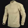 Racing Jackets Tactical Camouflage Army Combat Shirt Type II Long Sleeve Breathable Fast Dry Multicam Outdoor Cotton Military Clothing