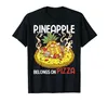 Men's T Shirts More Design Pineapple Pizza Shirt - Funny Pepperoni Pizzas Men Women T-Shirt Hip Hop Tops Cotton Tees