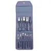 Home 12-piece nail clipper set fashion portable girls professional manicure tools pedicure tool sets df160