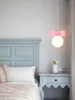Pendelleuchten Rosa Schleife Ball Lichter Schlafzimmer Moderne Luxus Mädchen Kinderzimmer Studie Gang Hängende Dekoration Beleuchtung