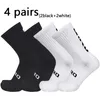 Sportsokken 4 paar Fiets Verpleegkundige Compressie Road Running Calcetines ciclysmo hombre 230814