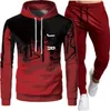 Modekläder Mens Tracksuits Hoodies Hot Selling Mens Womens tröja Set Spring Autumn Fleece HoodiePants 2 Piece Sportwear