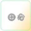 Boucles d'oreilles à étalons en vente en gros de charme CZ Diamond Bijoux de créateur de luxe pour 925 Silver Sterling avec boîte à oreilles de pote de boîte 9725413