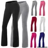 Pantalon de yoga pour femme Course à pied Fitness Jogging Jambe large Remarquable Long