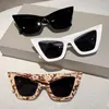 Óculos de sol Y2K LuxuryVintage Cat Eye 2023 Fashion Oversized Shape Shades Óculos de sol Design UV400