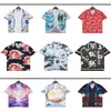 Shirts voor heren Designer Designer overhemd Heren Bowlingshirt met knopen en print Hawaii Bloemen Casual overhemden Heren Slim Fit korte mouw M-3XL