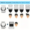 Aparador de cabelo elétrico multifuncional masculino 6 em 1 conjunto de corte de cabelo profissional aparador de barba adequado para presente de dia dos pais