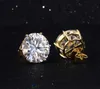 Starsgem grossistpris 14k Rose Gold Stud Earring 1,5 karat Moissanite öron