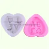 Baking Moulds Large Heart Love Sile Soap Mold Rose Flower Chocolate Mod Fondant Candle Polymer Clay Molds Crafts Cake Decorating Tools Dhqj2