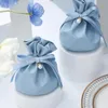 OPinowanie prezentów 5PCS Wedding Candy Box Bag Maiden Skórzane impreza Walentynki