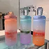Mugs 2000ml water bottle with marker Time Girl's Burn Cream Drink Cold Summer Sports Outdoor Room