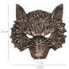 Halloween 3D Wolf Mask Party Masks Cosplay Horror Wolf Masque Halloween Party Decoration Accessories