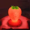 Lamps Shades Night Lights Touch Dimmable LED Light Silicone Strawberry Nightlight USB Bedside Lamp For Baby Kids Bedroom Decoration Christmas Gift Z230805