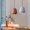 Lampes suspendues Style moderne LED lumières en résine pour salon chambre décor à la maison lampe Loft éclairage luminaires de cuisine
