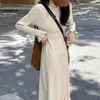 Casual Kleider Winter Damen Kleid Bodycon Lange Abend Weibliche Vintage Maxi Party Strand Frauen Herbst Prom Sexy Dünne