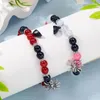 Bracelets porte-bonheur M2EA attrayant fait à la main coeur Couple aimant femmes amant araignées femme homme apparié amitié bijoux