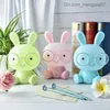 Lamps Shades Night Lights Lovely Modern Light Led Lamp Baby Bedroom Christmas Gift Bedside Decor Kids Glasses Rabbits Z230805