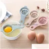 Ei Gereedschap Nieuwe Plastic Separator Yolk Sift Thuis Keuken Chef Lunch Gadget Witte Splitter Drop Levering Tuin Eetkamer Bar Dh41O