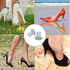 Piezas de zapatos Accesorios Paquete de 90 pares Protectores de tacón alto Tapones plateados para tacones de aguja Zapatos Caminar en la hierba en bodas Eventos al aire libre 230804