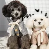 Formalne ubrania z piesem Krawat Pet Odzież dla małych średnich psów garnitur French Buldog Pet Wedding Ubrania Ropa Perro Pug Dog kurtka 20223Q