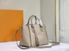 Kvalitetsväska bella Tote Luxury Designer Totes Leather Peroration Bags mode klassiska handväskor för kvinnor med påse plånbok kvinna shopping axel purses m55031