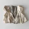 Jacken 2023 Neue Baby Sommer Sonnencreme Jacke Säugling Langarm Plaid Mantel Dünne Baumwolle Kinder Casual Tops Junge Mädchen Hoodie kleidung R230805