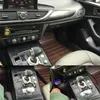 För Audi A6 C7 2012-2018 Självhäftande bilklistermärken 3D 5D kolfiber Vinylbil klistermärken och dekaler bilstyling accessoarer230q