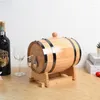 Whiskey Aging Barrels Oak Wine Barrel 1L Dispenser Wood Miniature For Cocktails Rum Beer