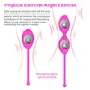 EggsBullets LINSEX Safe Silicone Smart Vibromasseur Kegel Ball Ben Wa Vagin Serrer Exercice Machine Sex Toy pour Femmes Poids 230804