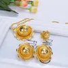 Bröllopsmycken set shamty Sudan Nigeria Eritrea Kenya Set Pure Gold Color African Habesha Style Romantic A30021 230804