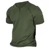 Heren T-shirts Zomer Mode Trend Grote Outdoor Sport Ademend Rits Korte Mouw Heren Grafische Jurk