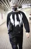 Men's Hoodies ALYX 1017 9SM Graffiti Inkjet Logo Long Sleeve T Shirt Urban Function Men Women Black