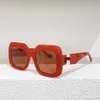 Nouvelle créatrice de luxe à la mode de haute qualité Luo Yijia Lunettes de soleil Big Square Street Shot Network Red Ins Même lunettes de soleil LW400351