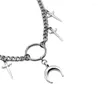 Ras du cou mode pendentif collier clavicule chaîne tempérament Simple poignards charme glands bijoux d'été