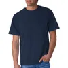 Camisetas de hombre de manga 3/4 para hombre de moda primavera/verano Casual manga corta redonda camisa oscura Spandex