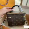 scatola per cosmetici classica borsa a tracolla in pelle da donna borsa a tracolla borsa piccola borsa all'ingrosso borse cosmetiche borsa da viaggio borsa da uomo borsa da lavaggio