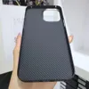 Véritable étui en fibre de carbone aramide pour iPhone 14 Pro Max 14Pro Circuit Board Armor Cover