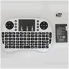 Keyboards Rii I8 Wireless Keyboard 92 Keys 2.4Ghz Air Mouse With Toucad For X96 T95M M8S Mxq Pro 4K Tv Box Drop Delivery Computers N Dhvu6