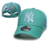 Carta de design de moda New York Men Hats Capas de bola de beisebol para homem Mulher Ajustável Capéu de balde Feiia Dome Top qualidade Cap N-13