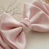 Pinza de primavera con lazo de satén para mujer coreana, pinzas para el pelo para niñas, pinzas para el pelo, accesorios elegantes para el cabello para mujer, horquilla de princesa para niños