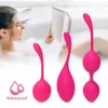 Palli di uova kegel Palli di peso per le donne Stringere l'esercizio pelvico per allenatore muscolare vaginale Ben Geisha Massager per adulti giocattoli sessuali femminile 230804