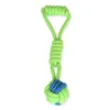 Jouets pour chiens à mâcher Jouet pour animaux de compagnie Coton tressé Corde assortie Mâcher Noeud durable Chiot Dentition Jouer pour chiens Chiots Drop Delivery Otdwp