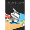 Liten mini -hushåll Electric Automatic Ice Crusher Machine Maker för DIY dessertkräm Sorbet Fruit Juicer