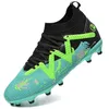 Shoes Graffiti Dress Camouflage Color Matching High Top FGTF Children s Football Bootteenagers Comfortable Sports Bootteenager Sport