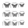 Wall Stickers 3D Butterflies Hollow Multicolor Butterfly DIY Art Living Room Decor Decals Wedding Decoration