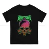 Herren-T-Shirts Heavy Black Metal Est T-Shirt für Männer Rithual Skull Rundhals-Polyesterhemd Personalisieren Sie Geschenkkleidung Streetwear