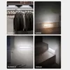 Luzes noturnas LED Closet Light 30 Sensor de movimento recarregável Interior sob o armário Iluminação sem fio Stick em qualquer lugar